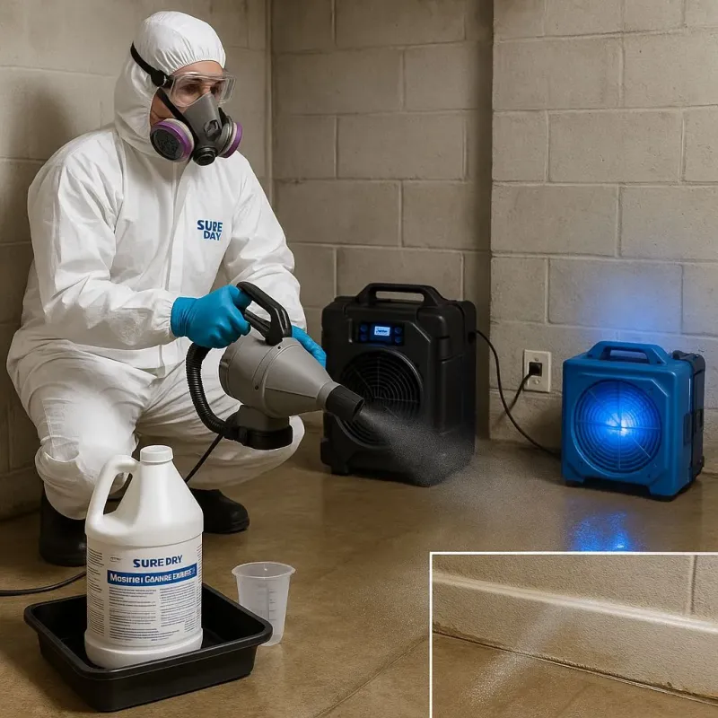 Sanitization and Odor Removal process in Edinboro, PA